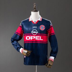 bayern munich 97 99 away long sleeve retro jersey 001