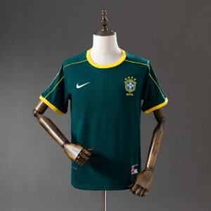 brazil 1998 goalkeeper green jersey 001