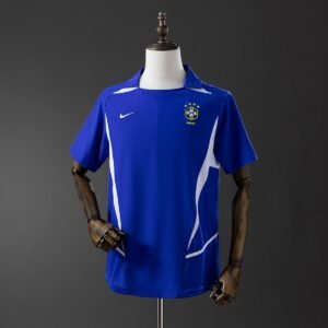 brazil 2002 away retro jersey 001