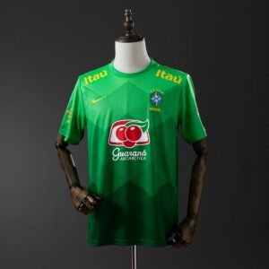 brazil 2020 training suit green retro jersey 001