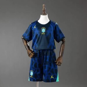 brazil 2026 away full kids kit jersey 001