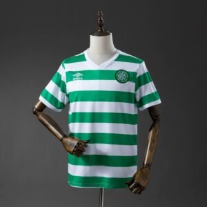 celtic 80 81 home retro jersey 001
