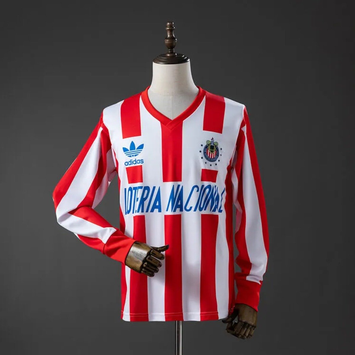 chivas guadalajara 1991 92 home long sleeve retro jersey 001 chivas guadalajara 1991 92 home long sleeve retro jersey 001