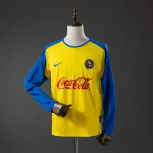 club america 2003 04 home long sleeve retro jersey 001