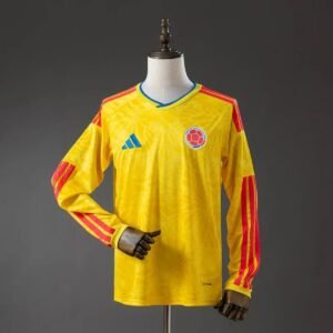 colombia 2026 home long sleeve jersey 001