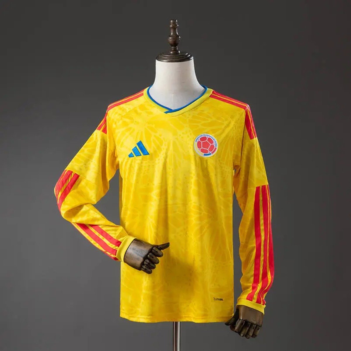 colombia 2026 home long sleeve jersey 001 colombia 2026 home long sleeve jersey 001