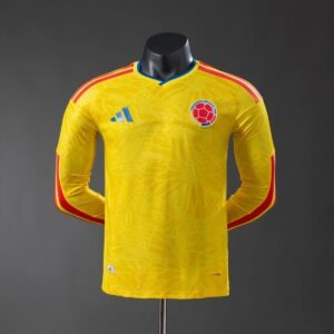 colombia 2026 home long sleeve player version jersey 001