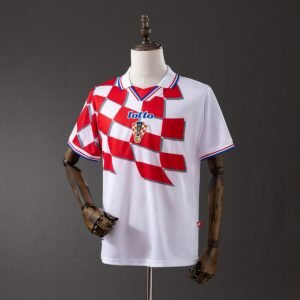 croatia 1998 home retro jersey 001