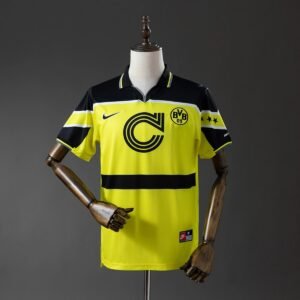 dortmund 96 97 home retro jersey 001
