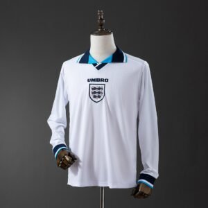 england 1996 home long sleeve retro jersey 001