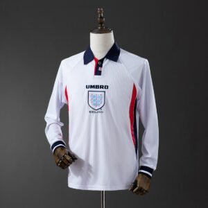 england 1998 home long sleeve retro jersey 001