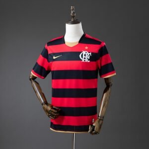 flamengo 08 09 home retro jersey 001