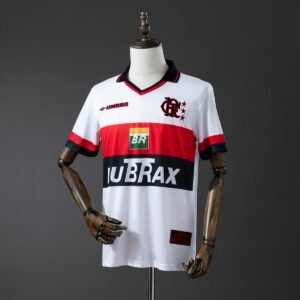 flamengo 98 99 away retro jersey 001