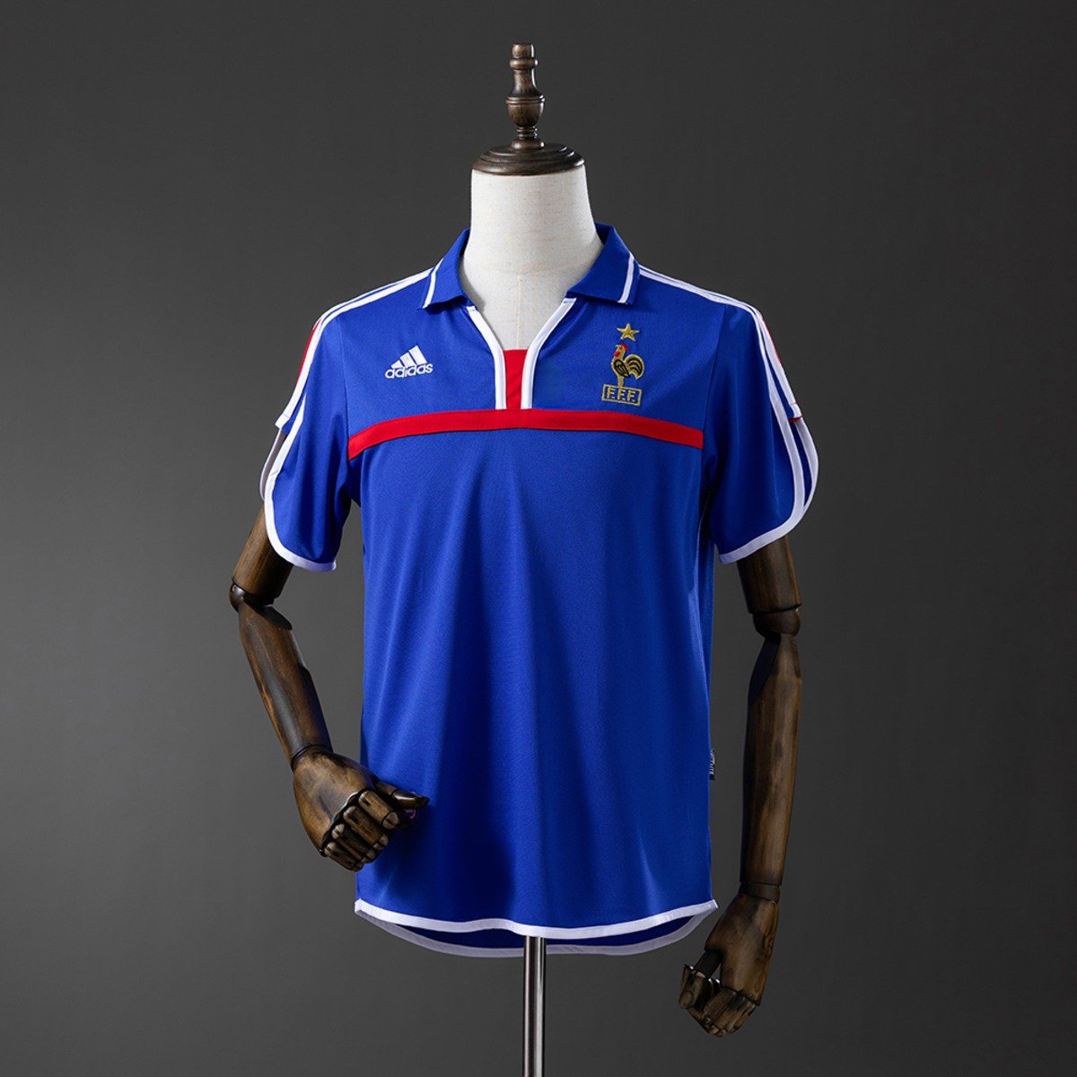 france 2000 home retro jersey 001 france 2000 home retro jersey 001