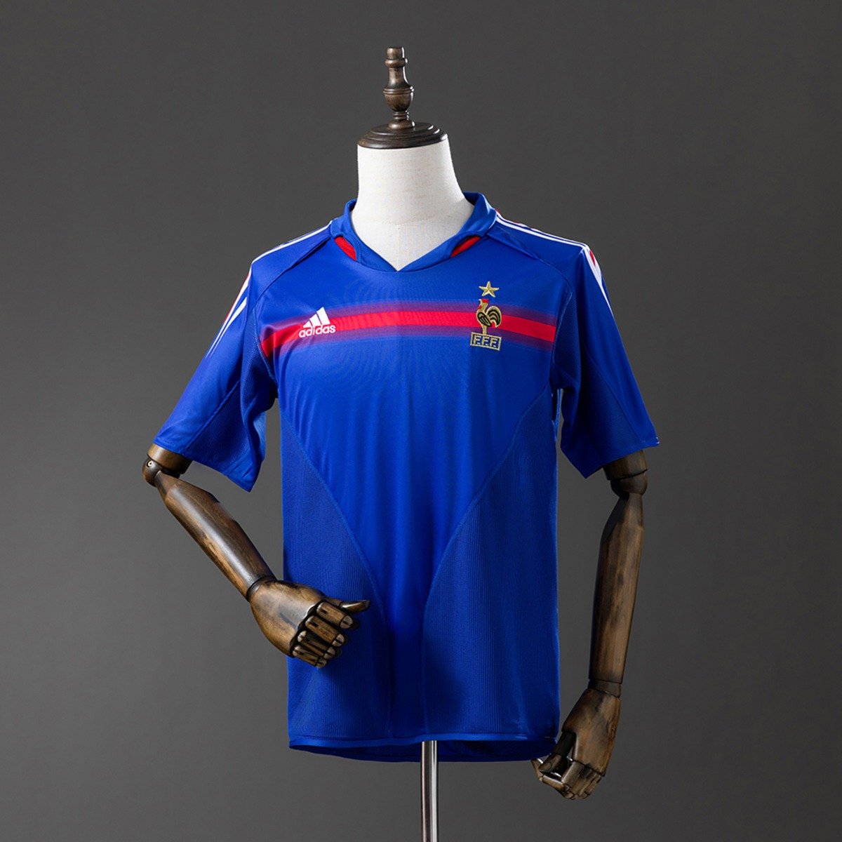 france 2004 home retro jersey 001 france 2004 home retro jersey 001