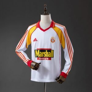 galatasaray 99 00 away long sleeve retro jersey 001