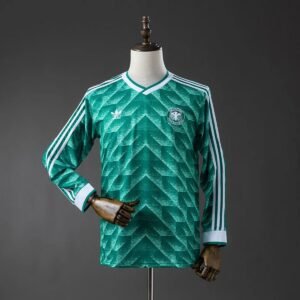 germany 90 91 away retro long sleeve jersey 001