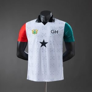 ghana 2025 commemorative edition player version jersey white 001