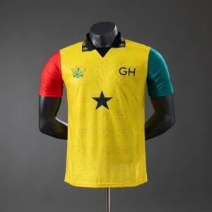 ghana 2025 commemorative edition player version jersey yellow 001
