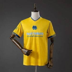 iron maiden x west ham united 2008 retro jersey yellow 001