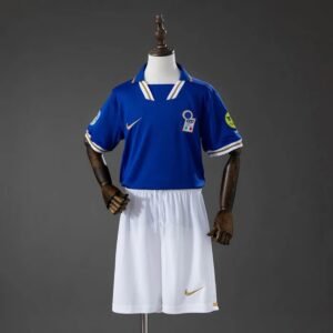 italy 1996 home retro kids kit jersey 001