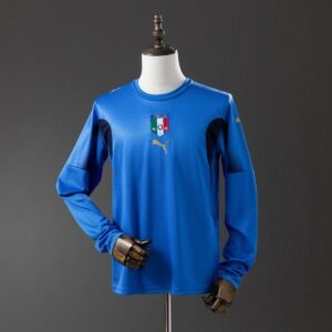 italy 2006 home long sleeve retro jersey 001