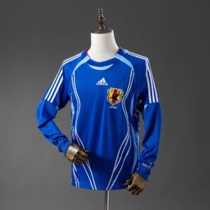 japan 2006 home long sleeve retro jersey 001