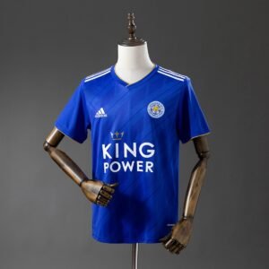 leicester city 18 19 home retro jersey 001