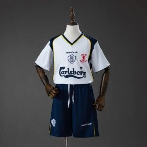 liverpool 01 02 away retro kids kit jersey 001