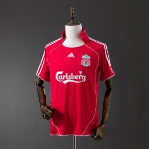 liverpool 06 07 home retro jersey 001