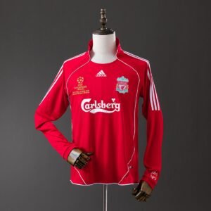 liverpool 06 08 home long sleeve retro jersey 001