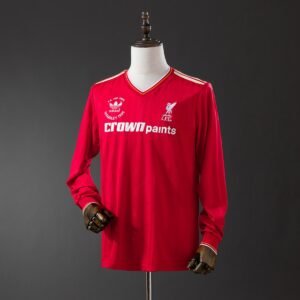 liverpool 85 86 home long sleevev retro jersey 001