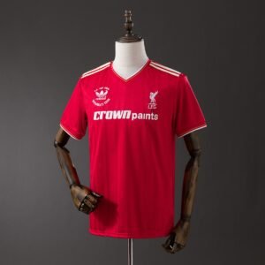 liverpool 86 87 home retro jersey 001