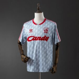 liverpool 89 91 away retro jersey 001
