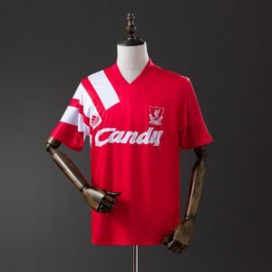 liverpool 91 92 home retro jersey 001