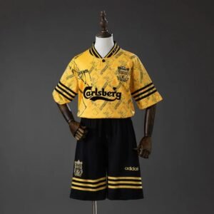 liverpool 94 96 third retro kids kit jersey 001