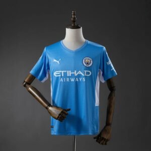 manchester city 21 22 home retro jersey 001