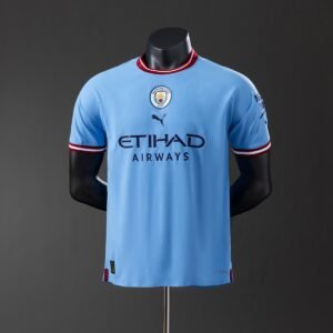 manchester city 22 23 home player version retro jersey 001
