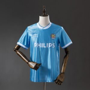 manchester city 86 87 home retro jersey 001