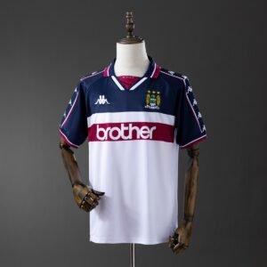 manchester city 97 98 away retro jersey 001