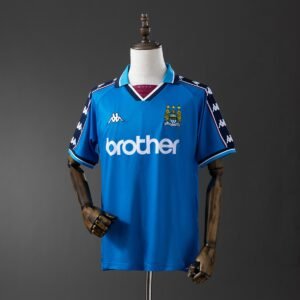 manchester city 97 98 home retro jersey 001
