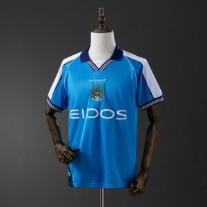 manchester city 99 01 home retro jersey 001