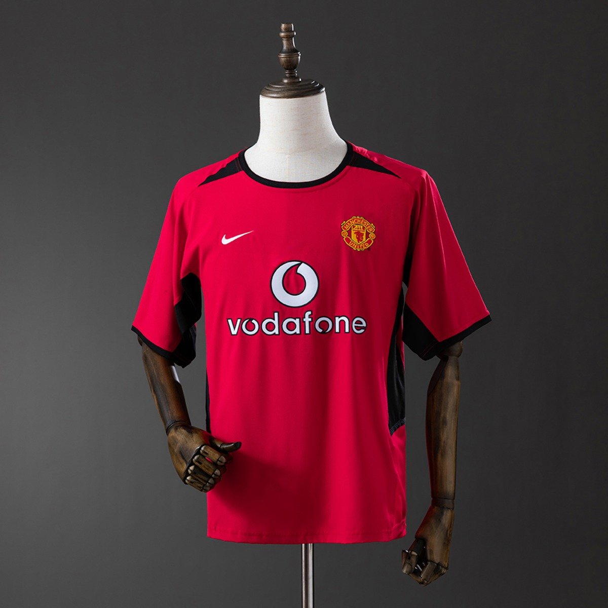 manchester united 02 04 home retro jersey 001 manchester united 02 04 home retro jersey 001