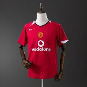 manchester united 04 06 home retro jersey 001