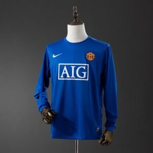 manchester united 08 09 third long sleeve retro jersey 001