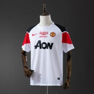 manchester united 10 11 away retro jersey 001