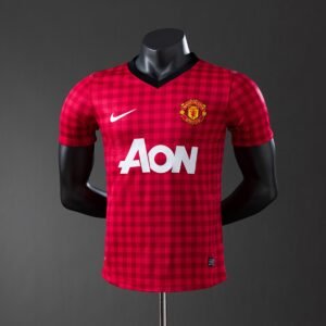 manchester united 12 13 retro player version home jersey 001