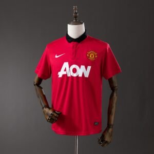 manchester united 13 14 home retro jersey 001