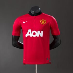 manchester united 13 14 player version retro home jersey 001