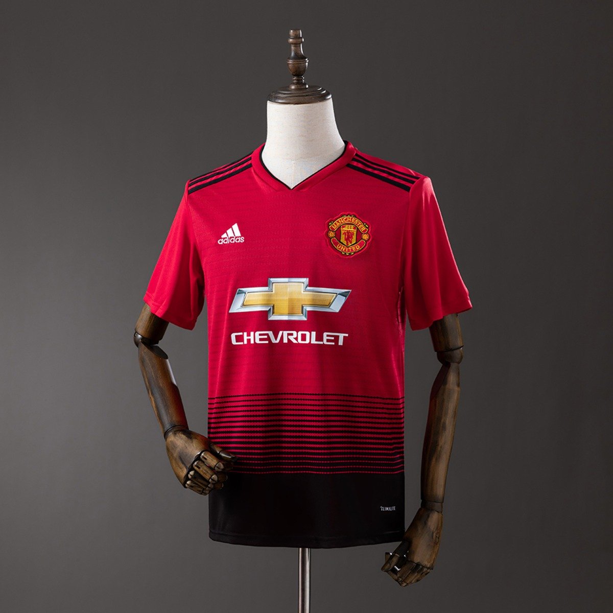 manchester united 18 19 home retro jersey 001 manchester united 18 19 home retro jersey 001